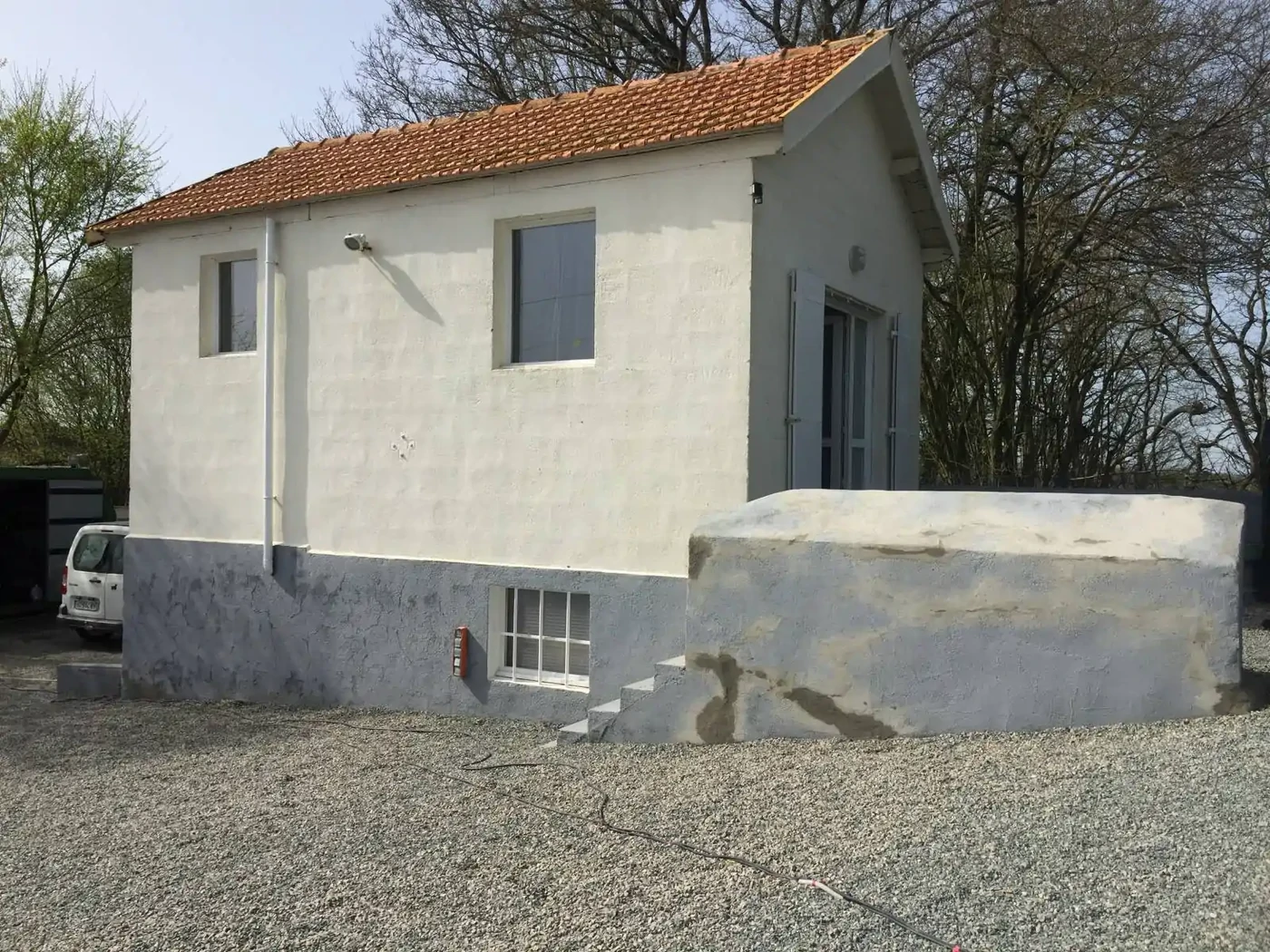 Avant Peinture ravalement 