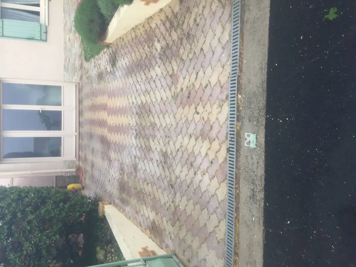 Avant Nettoyage de dalles